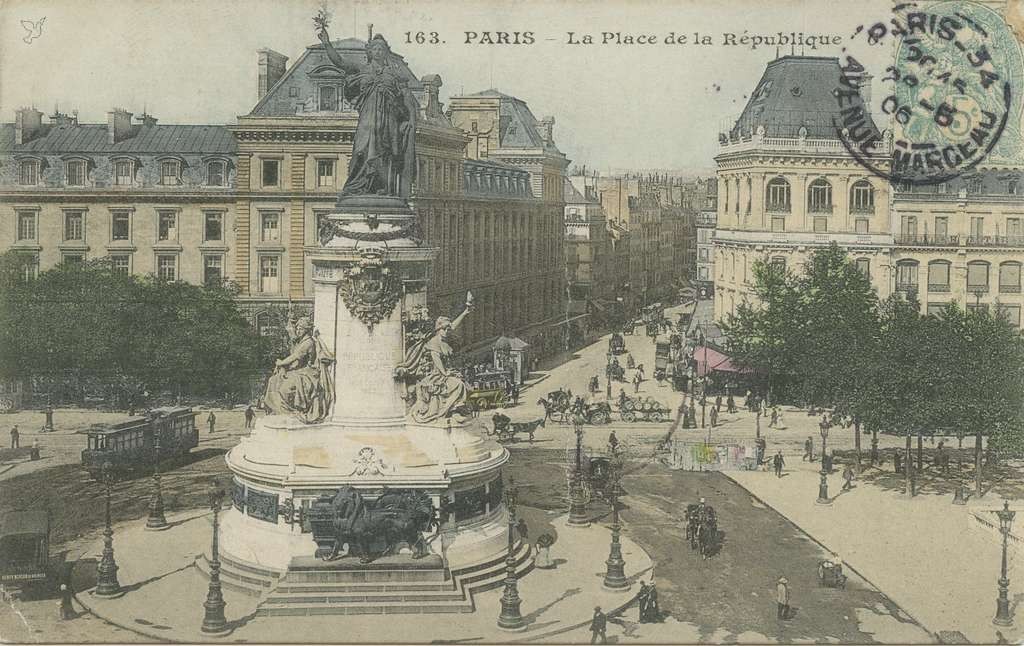 CM 163 - PARIS - La Place de la République