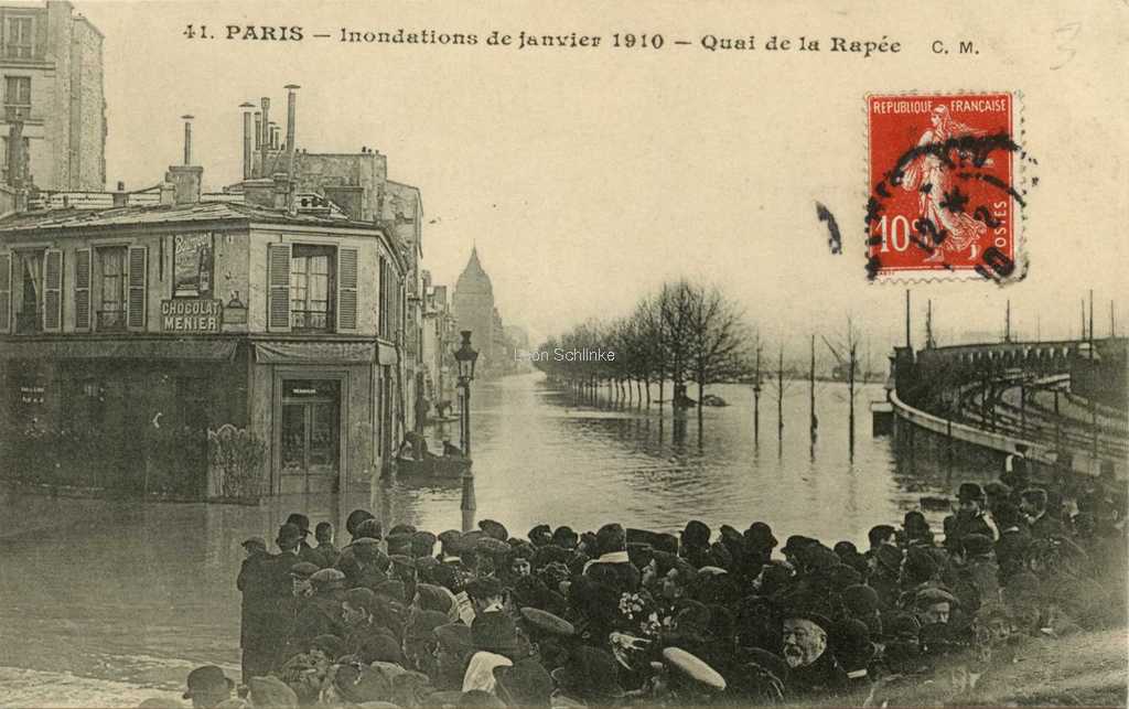 CM 41 - Inondations 1910 - Quai de la Rapée
