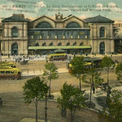 CM 545 - La Gare Montparnasse et la Place de Rennes