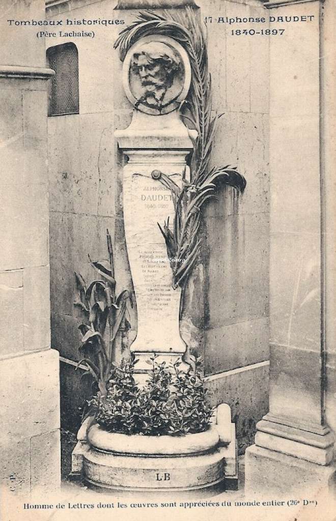 CP 17 - Alphonse Daudet 1840-1897 - Homme de Lettres