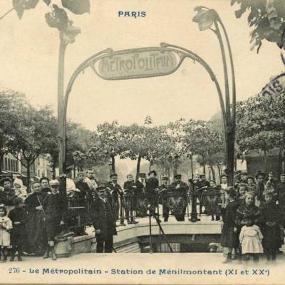 CP 276 - Le Métropolitain - Station de Ménilmontant