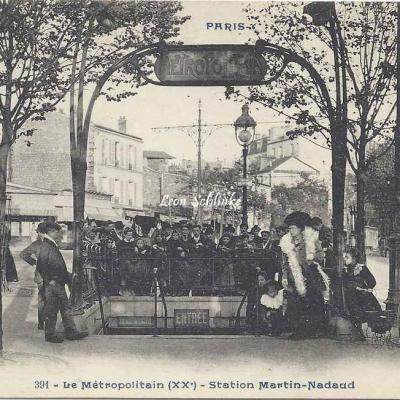 CP 391 - Le Métropolitain - Station Martin-Nadaud