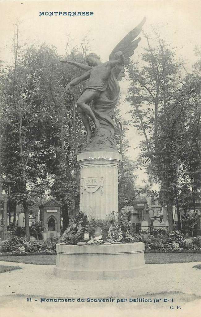 CP 51 - Monument du Souvenir par Daillion