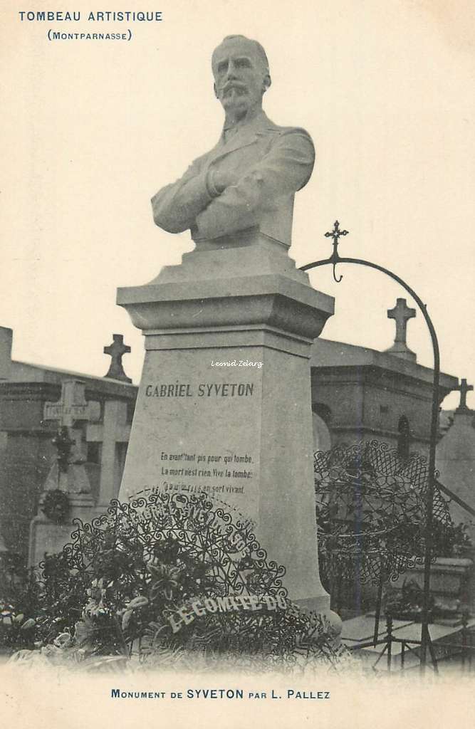 CP - Monument de Syveton par L. Pallez