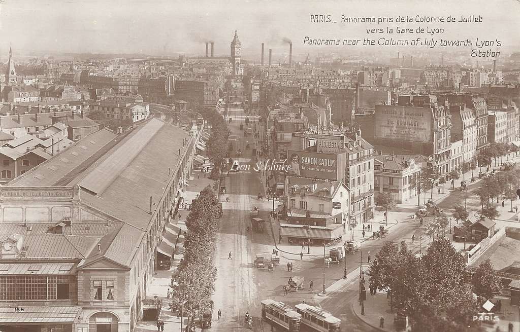 ''Diamant'' 166 - Panorama  vers la Gare de Lyon