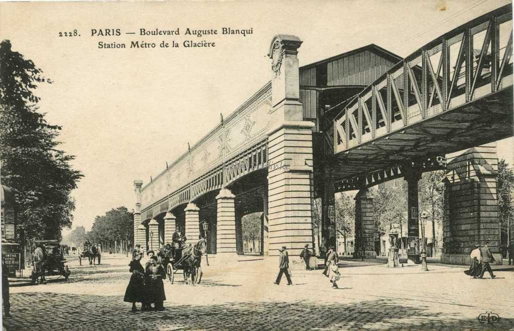 ELD 2228 - Boulevard Auguste Blanqui Station Métro de la Glacière