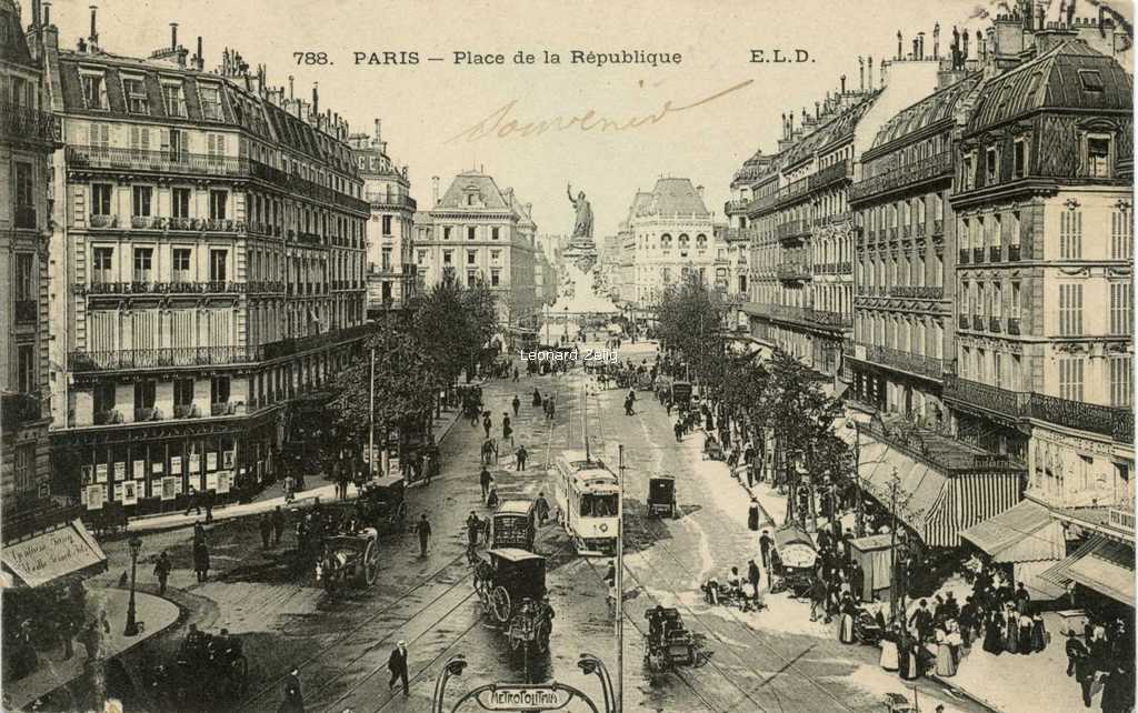 ELD 788 - PARIS - Place de la République