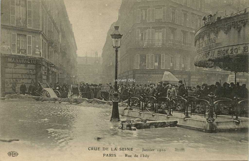 ELD - Crue de la Seine - PARIS - Rue d'Isly
