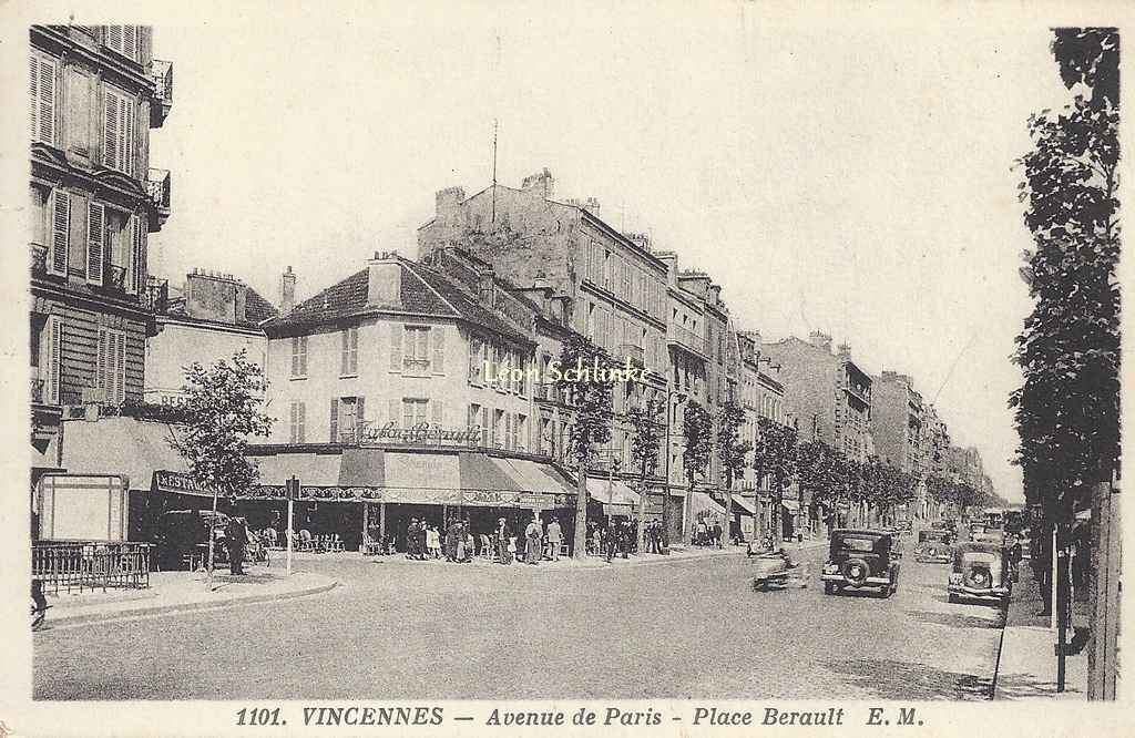 EM 1101 - Vincennes - Avenue de Paris - Place Bérault