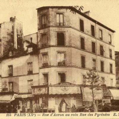 EM 164 - Rue d'Avron au coin Rue des Pyrénées