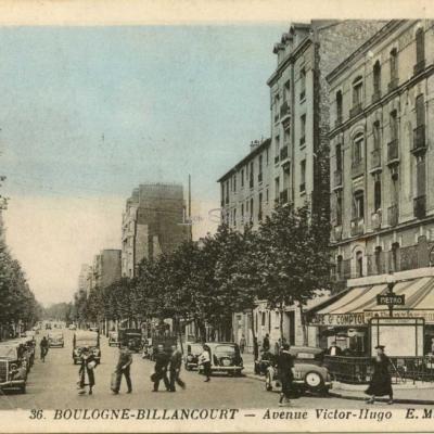 EM 36 - Boulogne-Billancourt - Avenue Victor-Hugo (Colorisée)