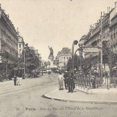 ER 56 - Rue du Temple - Place de la République