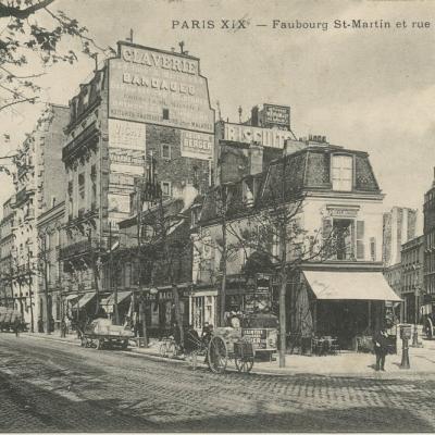EV - Faubourg St-Martin et rue Lafayette