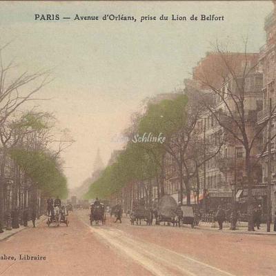 Fabre - Avenue d'Orléans, prise du Lion de Belfort