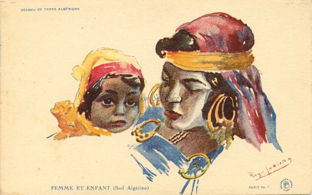 Femme et enfant (Sud Algérien)