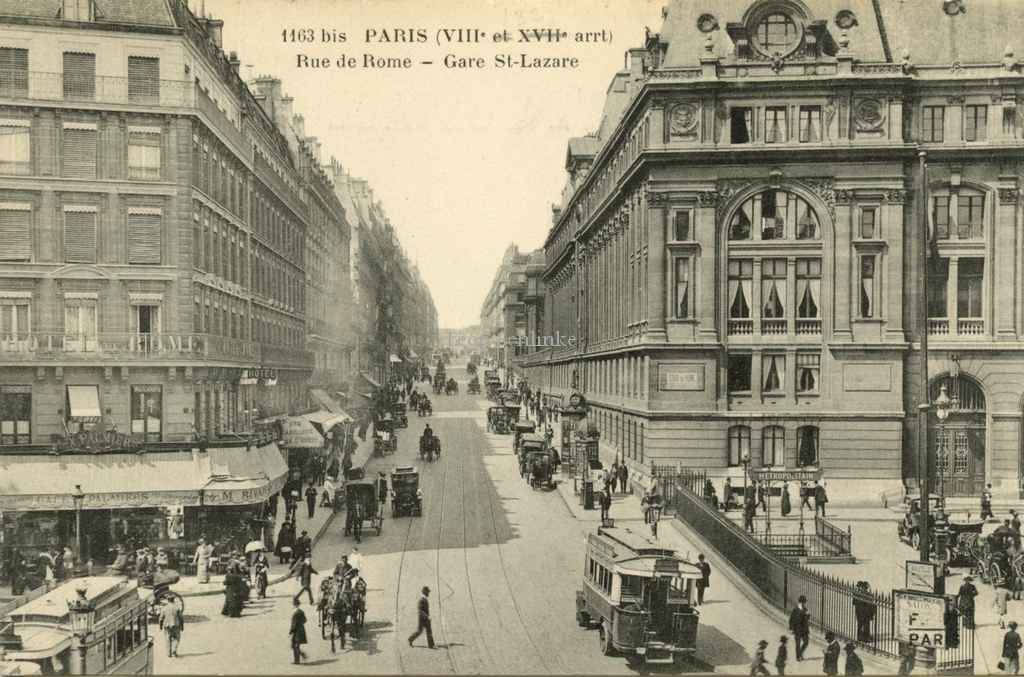FF 1163 bis - Rue de Rome - Gare St-Lazare
