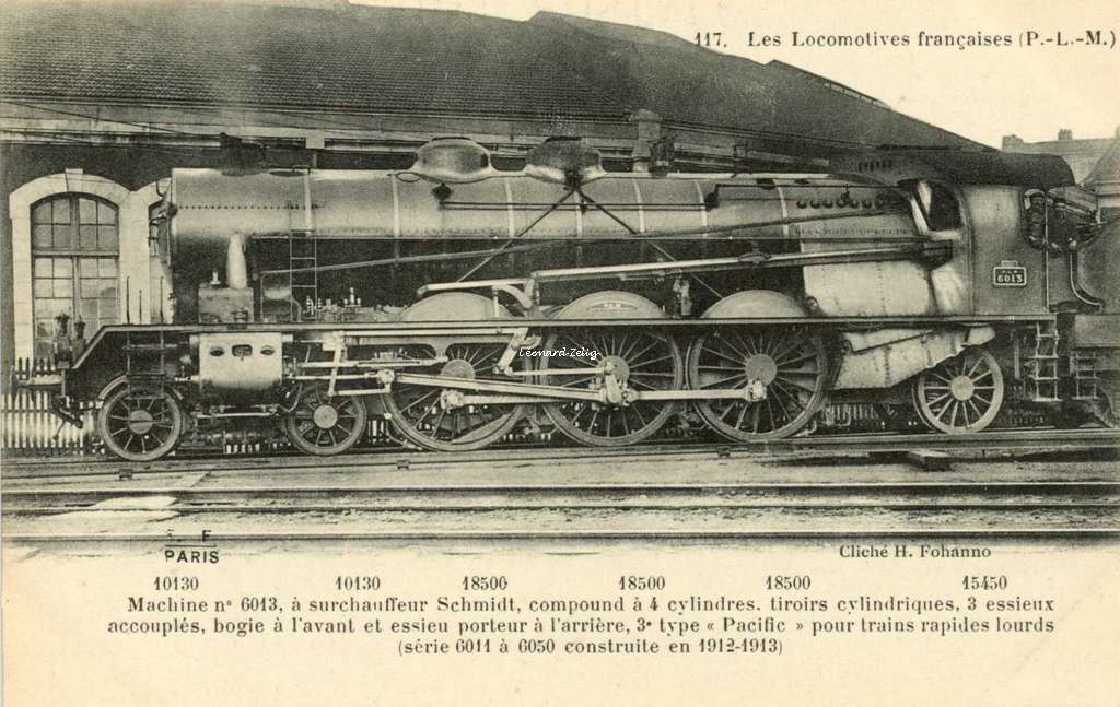 FF 117 - Les Locomotives Françaises (P.-L.-M.)