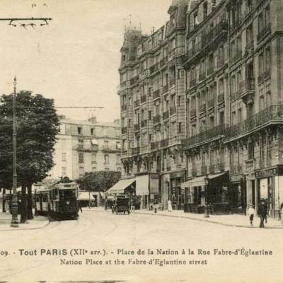 FF 1209 - Tout PARIS - Place de la Nation à la Rue Fabre-d'Eglantine