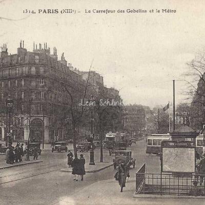 FF 1314 - Le Carrefour des Gobelins et le Métro