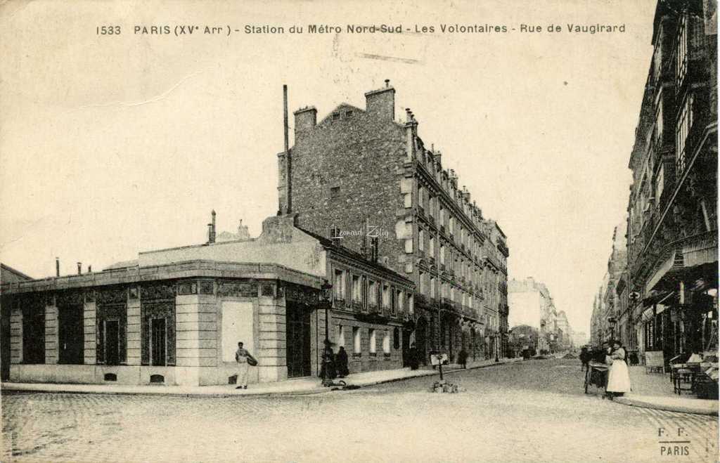 FF 1533 - Station du Métro Nord-Sud - Les Volontaires