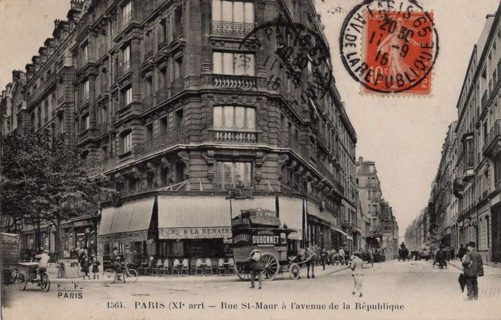 FF 1564 - PARIS (XI° arrt.) - Rue St-Maur à l'avenue de la République