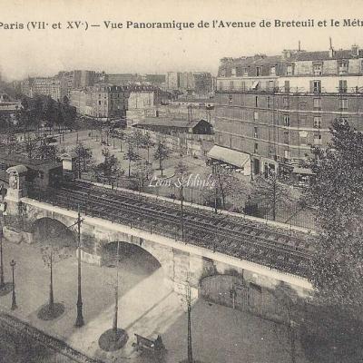 FF 1565 - Vue panoramique de l'Avenue de Breteuil et le Metro