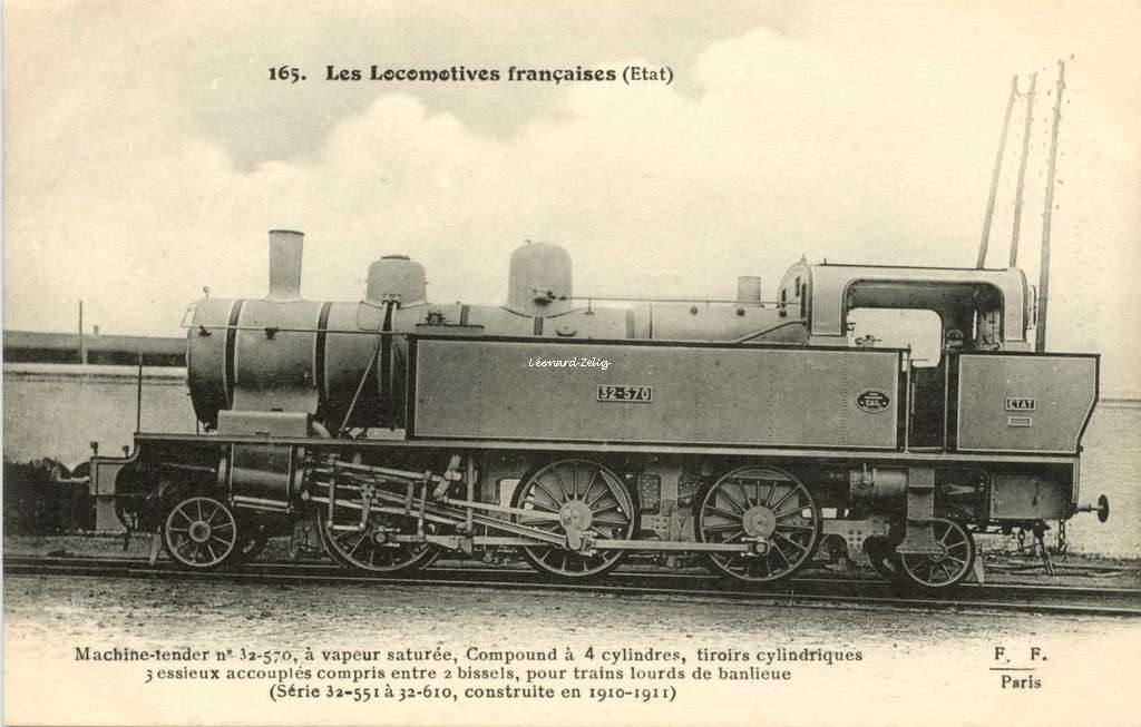 FF 165 - Les Locomotives Françaises (Etat)