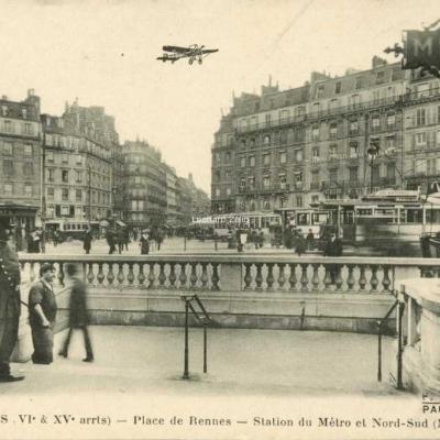 FF 1650bis - PARIS - Place de Rennes - Station du Métro et Nord-Sud