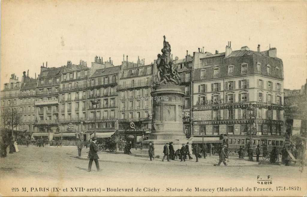 FF 225M - Boulevard de Clichy - Statue de Moncey