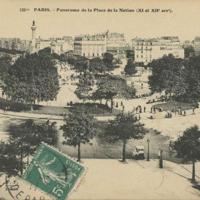 FF 226 bis -  bis - Panorama de la Place de la Nation