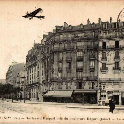 FF 2821 - PARIS - Boulevard Raspail pris du Boulevard Edgar-Quinet