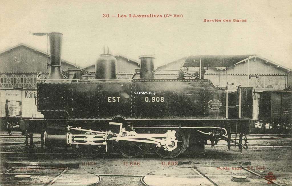 FF 30 - Les Locomotives (Cie Est)