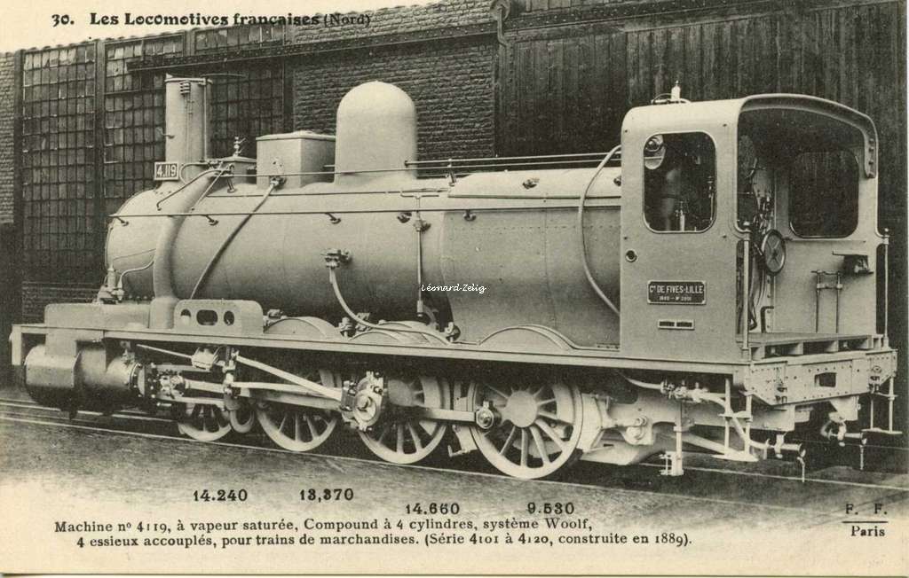 FF 30 - Les Locomotives Françaises (Nord)