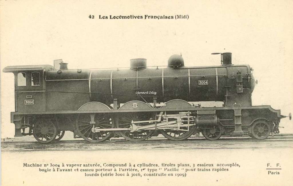 FF 42 - Les Locomotives Françaises (Midi)