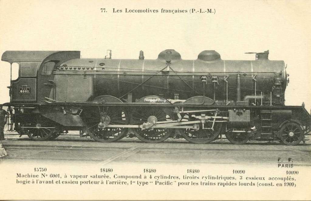 FF 77 - Les Locomotives Françaises (P.-L.-M.)