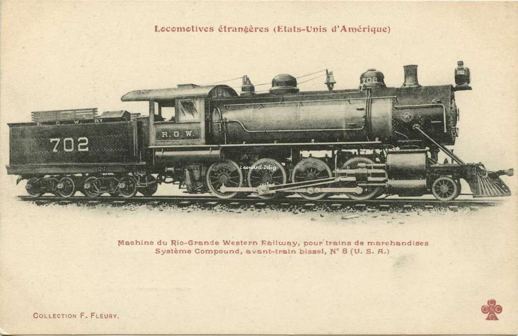 FF 8 - Locomotives étrangères (Etats-Unis d'Amérique)