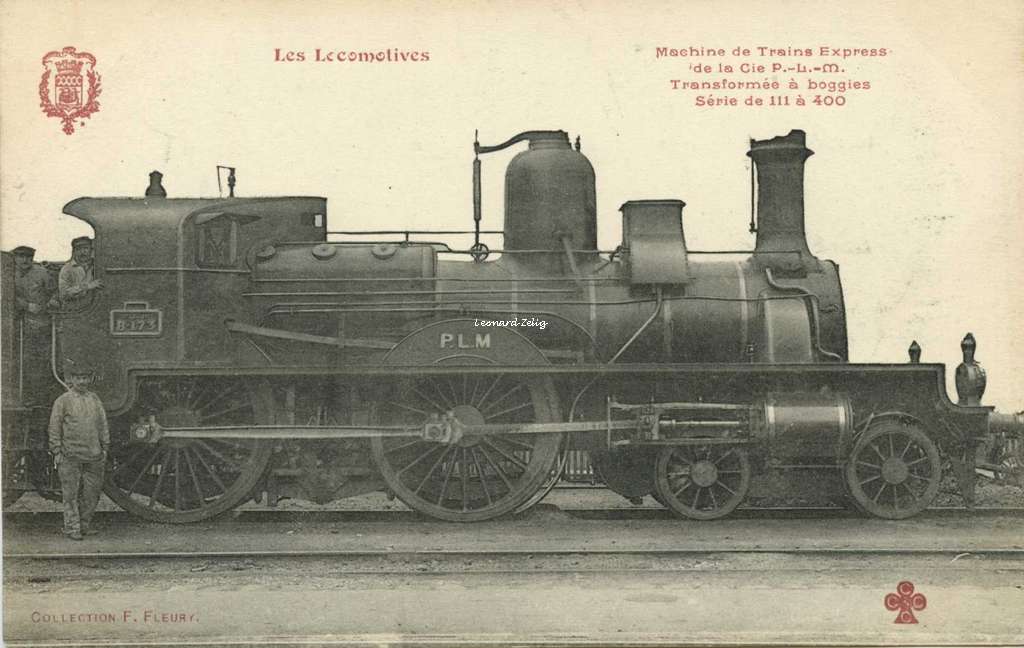 FF - Les Locomotives - Machine de Trains Express de la Cie P.-L.-M.