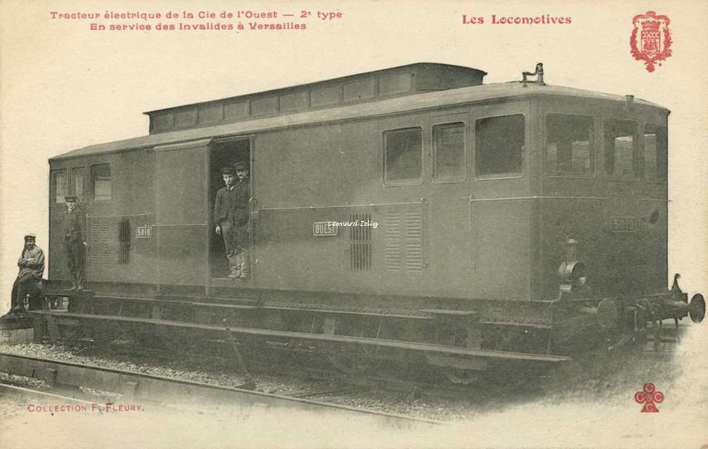 FF - Les Locomotives - Tracteur électrique de la Cie de l'Ouest