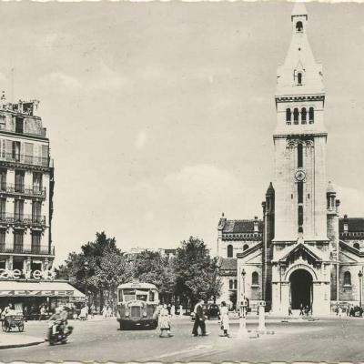 GALF 166 - PARIS - L'Eglise Saint-Pierre de Montrouge et Place Victor Bach