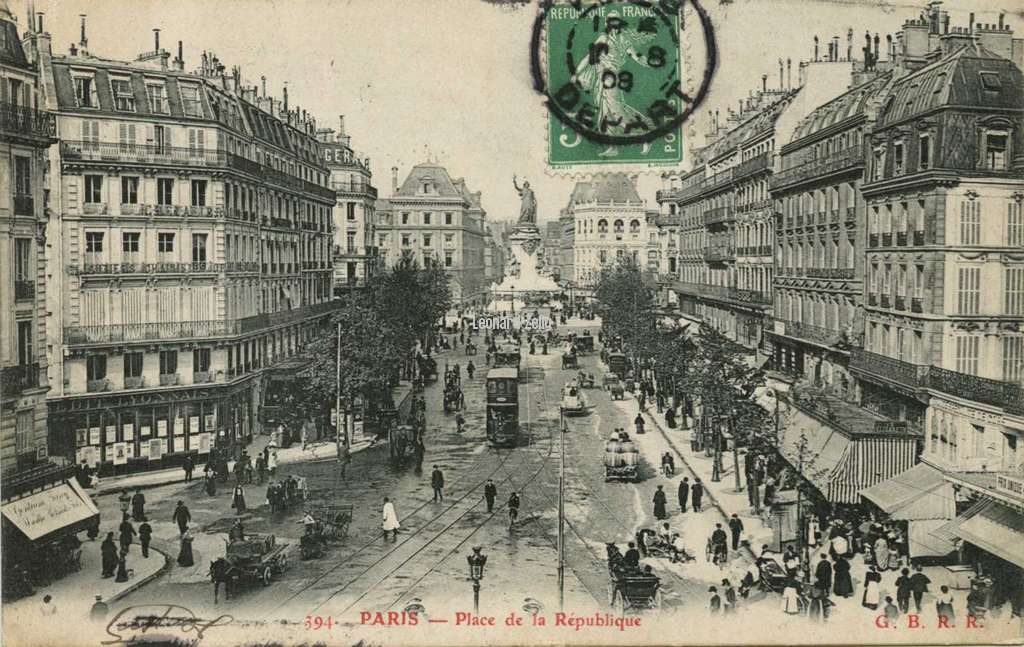 GBRR 394 - PARIS - Place de la République