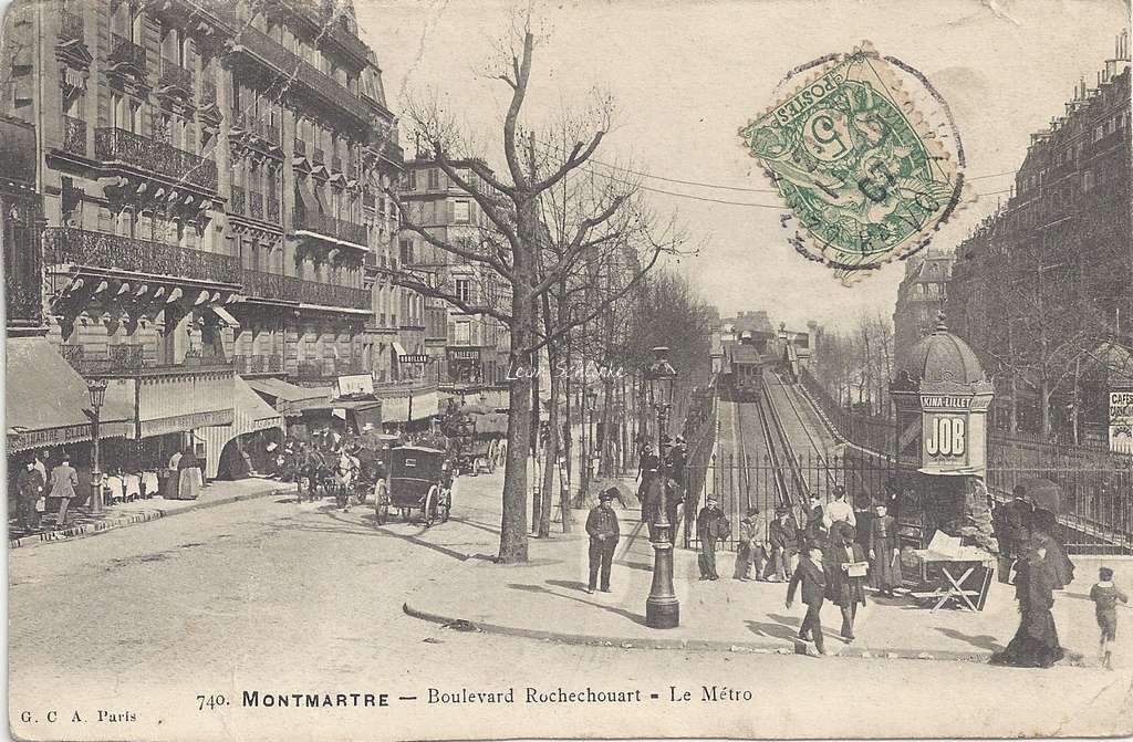 GCA 740 - Montmartre - Bd Rochechouart - Le Métro
