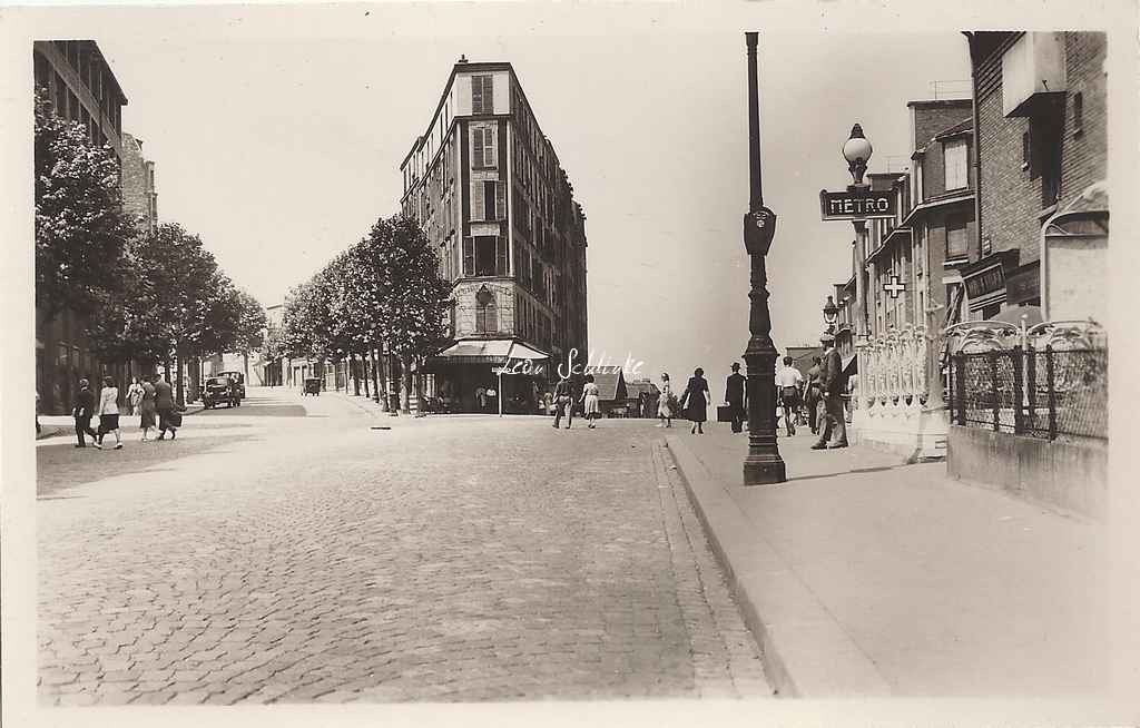 Godneff - Métro Pré St-Gervais, Bd Serurier et rue de Mouzaïa