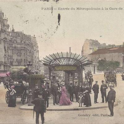 Gondry - Entrée du Métropolitain à la Gare de Lyon