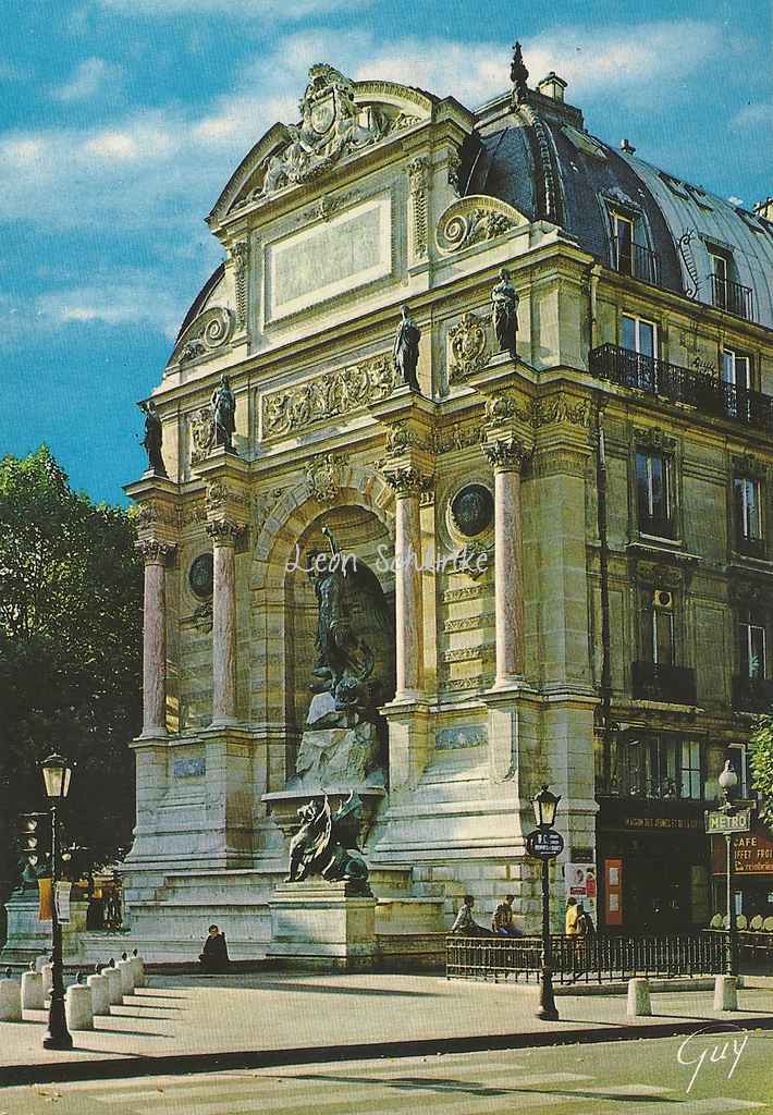 Guy 2106 - Place St-Michel, Fontaine de Davioud