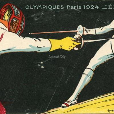 H.L. Roowy - Jeux OLympiques 1924 - EPEE