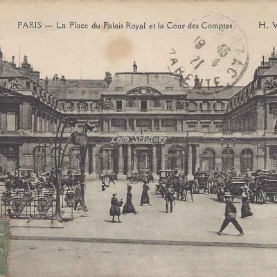 HV - La Place du Palais Royal et la Cour des Comptes