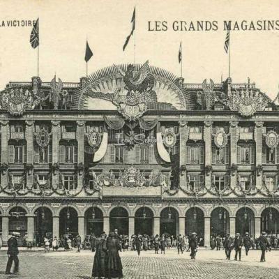 Inconnu - LES GRANDS MAGASINS DU LOUVRE Fêtes de la victoire 1919