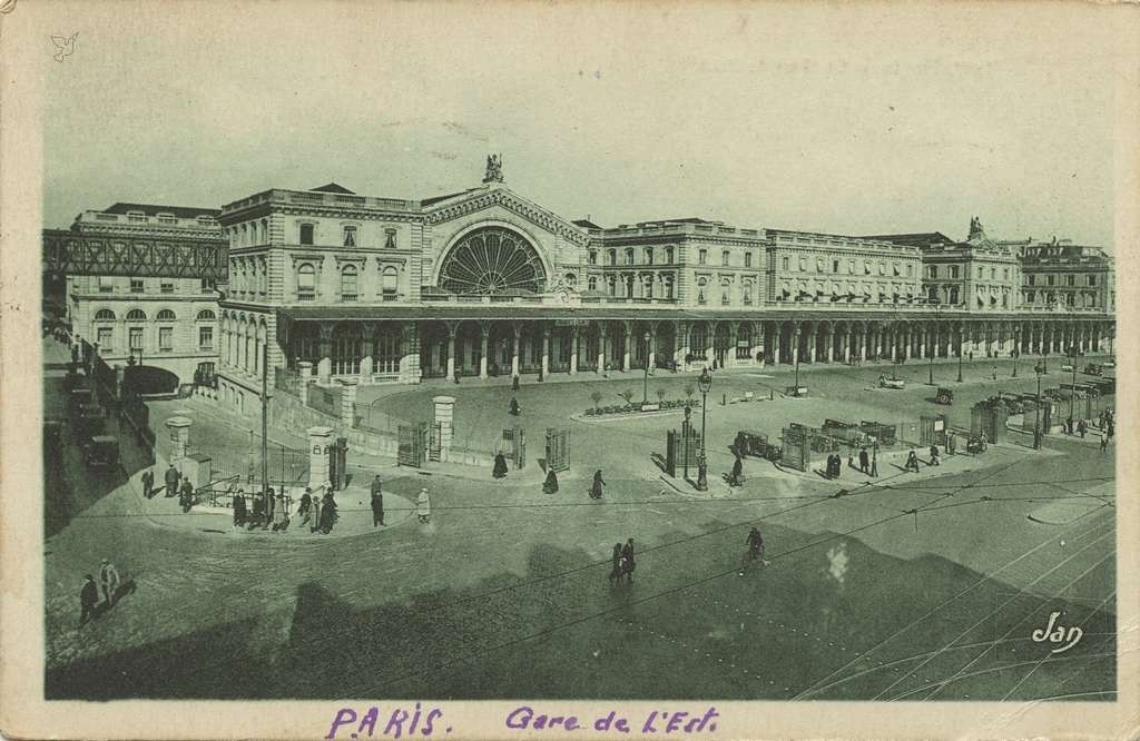 Jan 59 bis - Paris - La Gare de l'Est