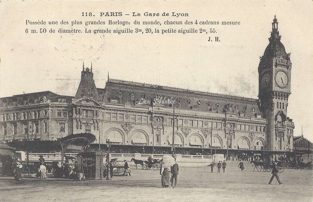 JH 118 - La Gare  de  Lyon