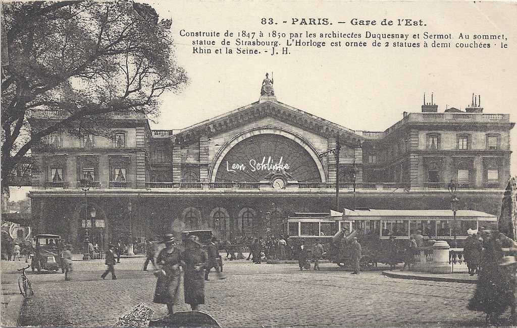 JH 83 - Gare de l'Est